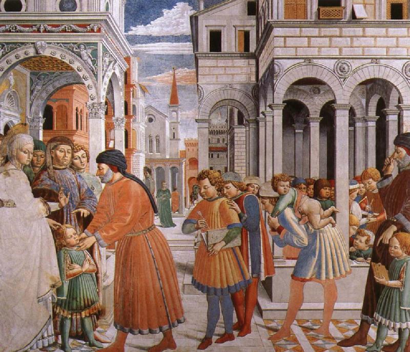Benozzo Gozzoli Scenes From the Life of St.Augustine Germany oil painting art